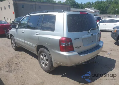 2004 Toyota Highlander V6 from USA, damaged, VIN JTEEP21A440066279